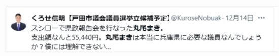 丸尾まきは本当に議員なのかと懐疑的な声